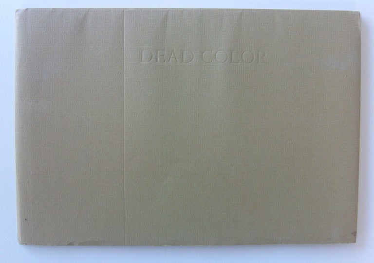 Item #1439 Dead Color. Charles Wright.