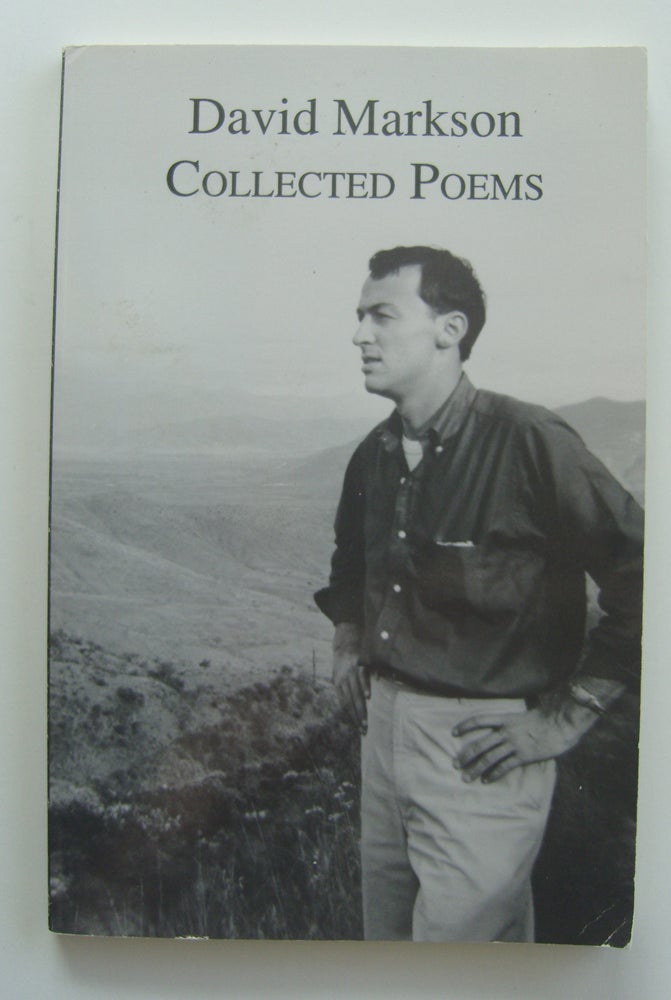 Item #1830 Collected Poems. David Markson.