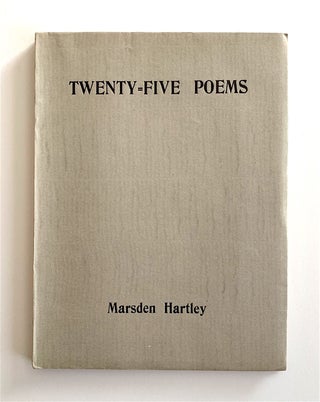 Item #1832 Twenty-Five Poems. Marsden Hartley