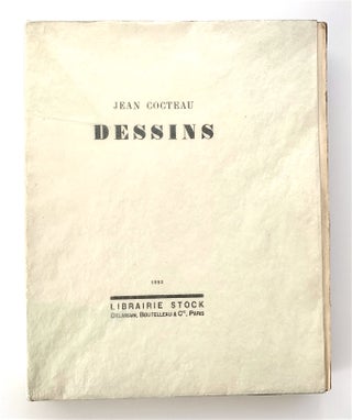 Item #1962 Dessins [first edition, with original drawing bound in]. Jean Cocteau