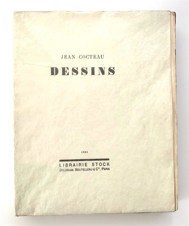 Item #1962 Dessins [first edition, with original drawing bound in]. Jean Cocteau.