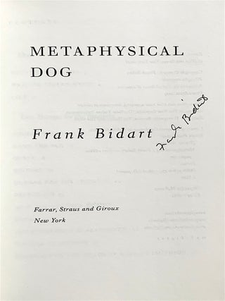Metaphysical Dog [first edition, signed]