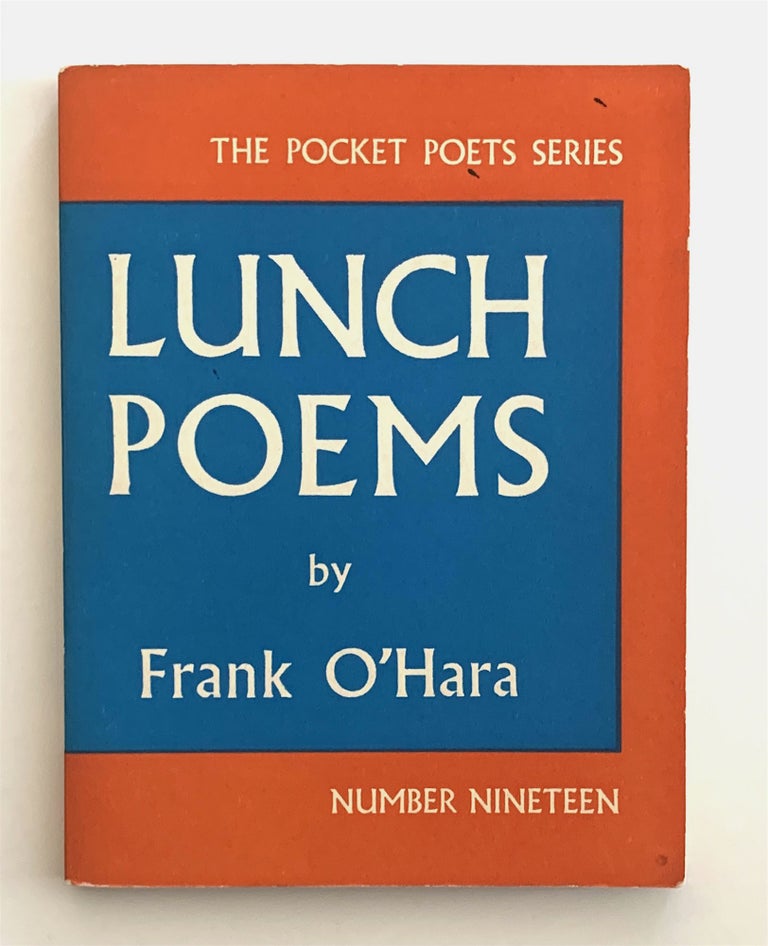 Item #2135 Lunch Poems [first edition]. Frank O'Hara.