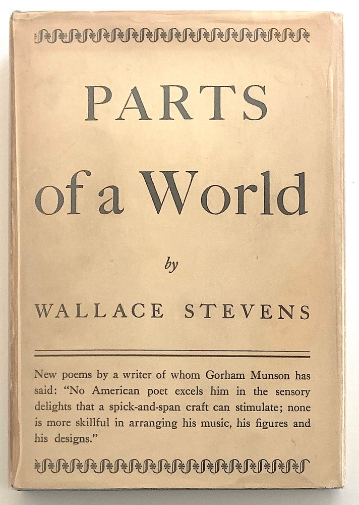 Item #2223 Parts of a World. Wallace Stevens.