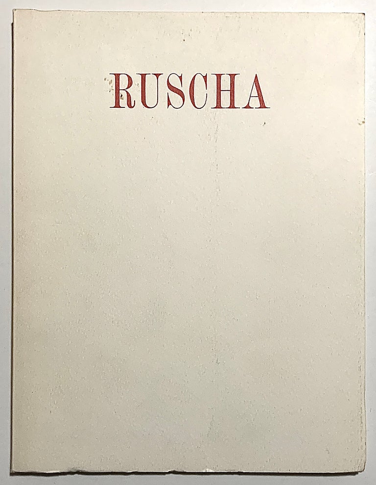 Item #2260 Edward Ruscha. Ed Ruscha.