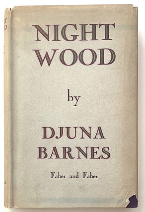 Item #2391 Nightwood. Djuna Barnes