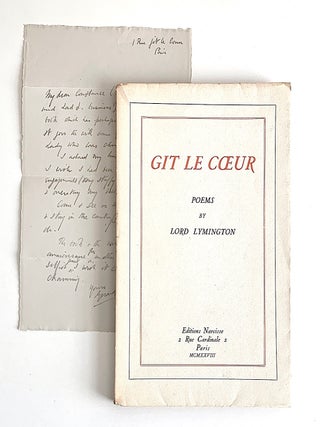 Item #2401 Git le Coeur. BLACK SUN PRESS, Lord Lymington, Gerard Wallop