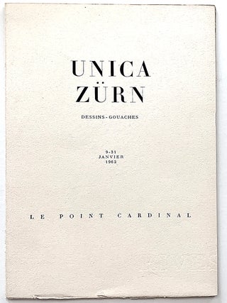 Item #2409 Dessins-Gouaches. Unica Zürn