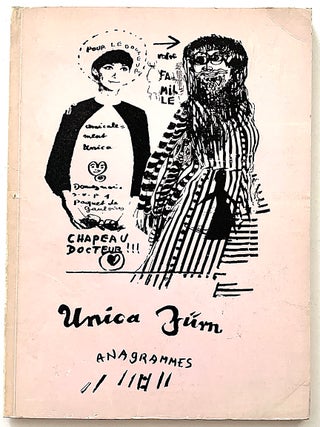 Item #2410 Anagrammes. Unica Zürn