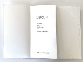 Caroline. Gedichte und Radierungen