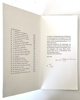 Caroline. Gedichte und Radierungen