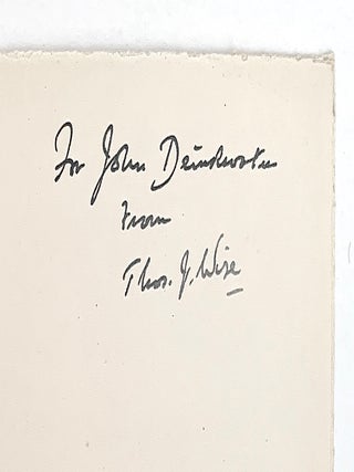 Letters from Dante Gabriel Rossetti to Algernon Charles Swinburne regarding attacks made upon the latter by Mortimer Collins and upon both by Robert Buchanan