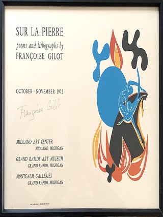 Item #2619 Sur la Pierre. Poèmes et Lithographies. Françoise Gilot