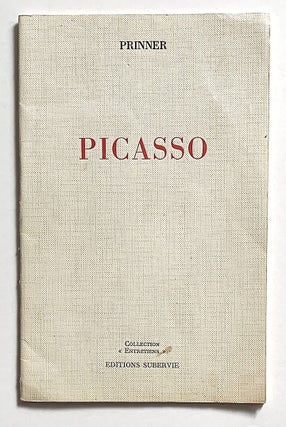 Item #2629 Picasso. Prinner, Anton