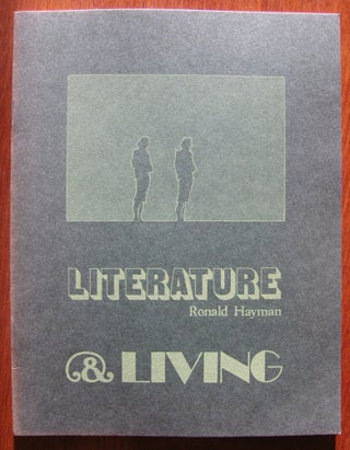 Item #778 Literature and Living: A Consideration of Katherine Mansfield and Virginia Woolf....