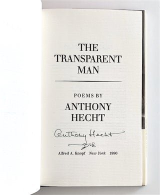 The Transparent Man [first edition, signed]